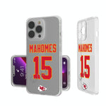 Patrick Mahomes Kansas City Chiefs 15 Ready Clear Phone Case
