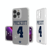 Dak Prescott Dallas Cowboys 4 Ready Clear Phone Case