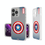 Marvel Avengers Captain America Grid Clear Phone Case