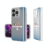 LA Dodgers 2024 MLB World Series Clear Phone Case