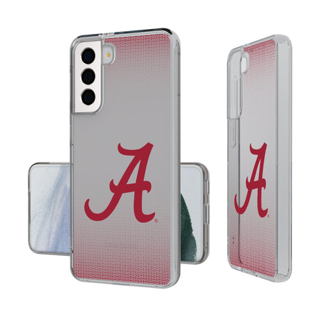 University of Alabama Crimson Tide Script A Linen Clear Phone Case