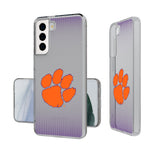 Clemson University Tigers Linen Clear Phone Case for Samsung Galaxy