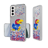 University of Kansas Jayhawks Confetti Clear Phone Case