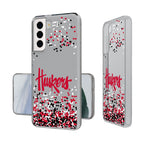 University of Nebraska Huskers Confetti Clear Phone Case