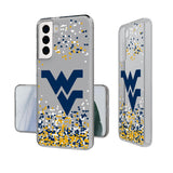 West Virginia Mountaineers Confetti Clear Case-1