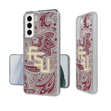 Florida State Seminoles Paisley Clear Case-1