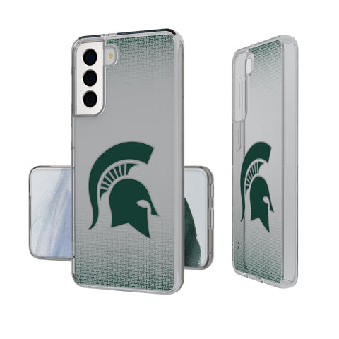 Michigan State University Spartans Linen Clear Phone Case