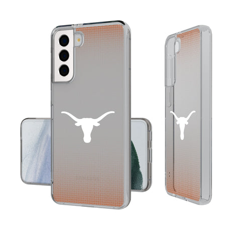 University of Texas Longhorns Linen Clear Phone Case-0