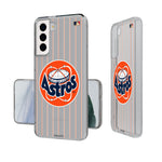 Houston Astros 1977-1993 - Cooperstown Collection Pinstripe Clear Phone Case