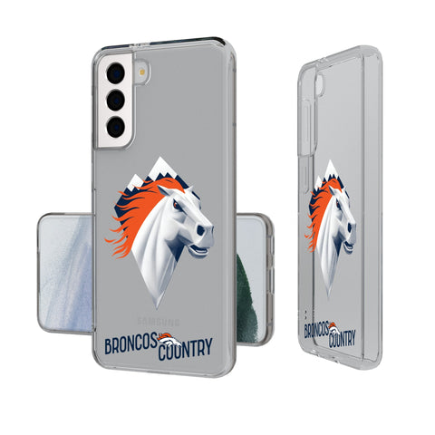 Denver Broncos 2024 Illustrated Limited Edition Clear Phone Case