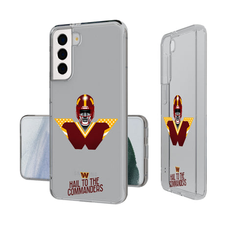 Washington Commanders 2024 Illustrated Limited Edition Clear Phone Case