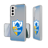 Los Angeles Chargers Historic Collection Linen Clear Phone Case