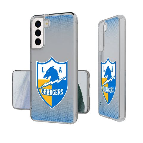 Los Angeles Chargers Historic Collection Linen Clear Phone Case