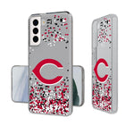 Cincinnati Reds Confetti Clear Case-1