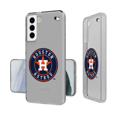 Houston Astros Insignia Clear Phone Case