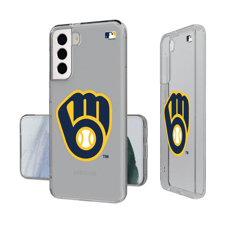 Milwaukee Brewers Insignia Clear Phone Case