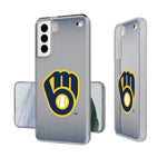 Milwaukee Brewers Linen Clear Phone Case