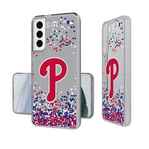 Philadelphia Phillies Confetti Clear Phone Case