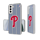 Philadelphia Phillies Blackletter Clear Case-1