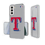 Texas Rangers Insignia Clear Phone Case