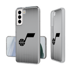 Utah Jazz Linen Clear Phone Case-1