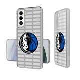 Dallas Mavericks Blackletter Clear Case-1