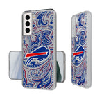 Buffalo Bills Paisley Clear Phone Case