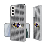 Baltimore Ravens Blackletter Clear Case-1