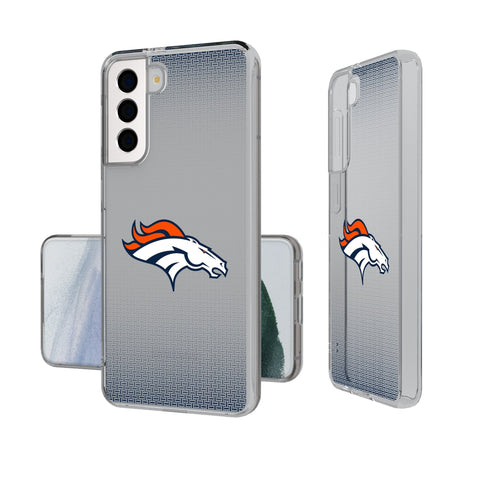 Denver Broncos Linen Clear Phone Case