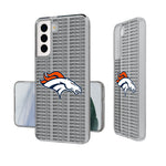 Denver Broncos Text Backdrop Clear Phone Case