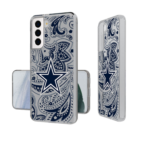 Dallas Cowboys Paisley Clear Phone Case
