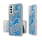 Detroit Lions Paisley Clear Case-1