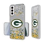 Green Bay Packers Confetti Clear Phone Case