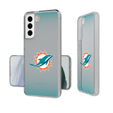 Miami Dolphins Linen Clear Phone Case-1