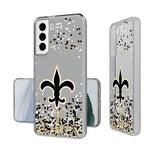 New Orleans Saints Confetti Clear Case-1