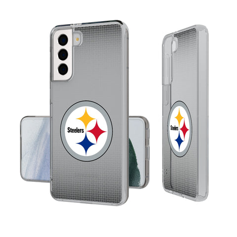 Pittsburgh Steelers Linen Clear Phone Case-0