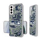 Seattle Seahawks Paisley Clear Case-1