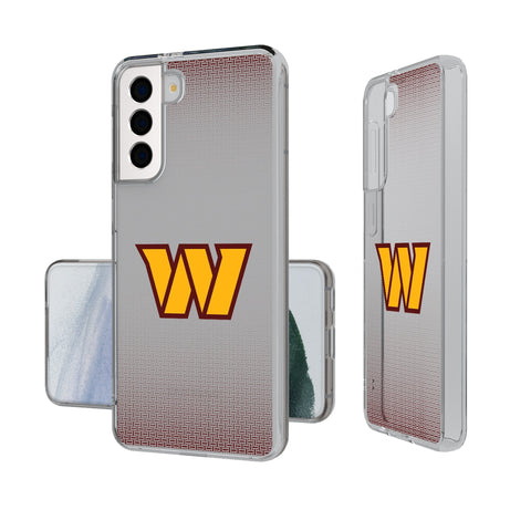 Washington Commanders Linen Clear Phone Case