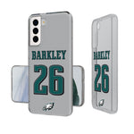 Saquon Barkley Philadelphia Eagles 26 Ready Clear Phone Case