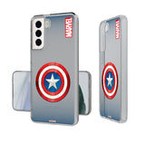 Marvel Avengers Captain America Grid Clear Phone Case