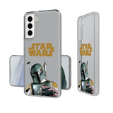 Star Wars Boba Fett Color Block Clear Phone Case