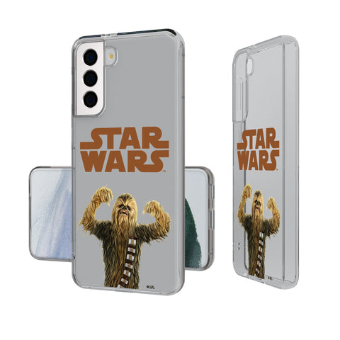 Star Wars Chewbacca Color Block Clear Phone Case