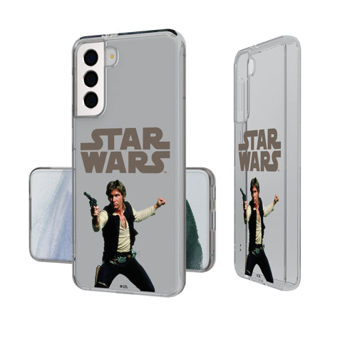 Star Wars Han Solo Color Block Clear Phone Case