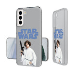 Star Wars Princess Leia Organa Color Block Clear Phone Case