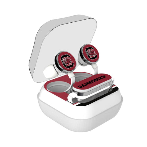 South Carolina Fighting Gamecocks Stripe Wireless Earbuds-0