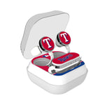 Texas Rangers Stripe Wireless Earbuds-0