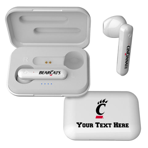 University of Cincinnati Bearcats Personalized Insignia Wireless TWS Earbuds