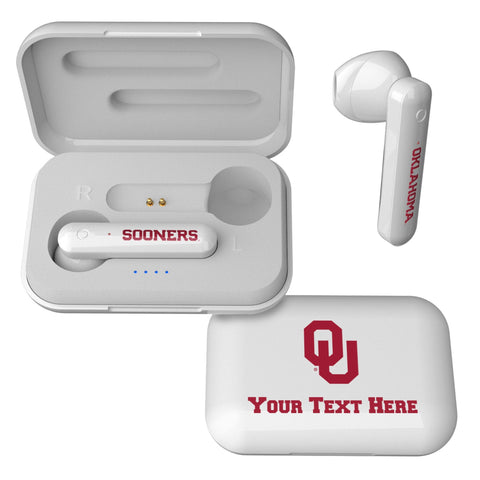 University of Oklahoma Sooners Personalized Insignia Wireless TWS Earbuds