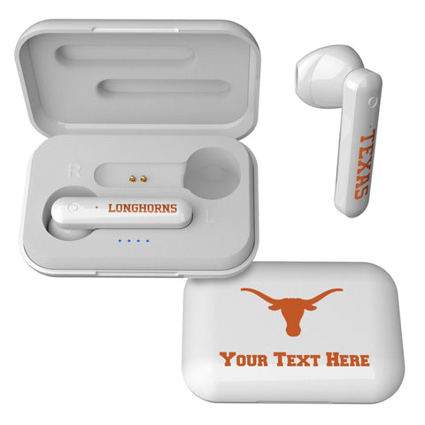 University of Texas Longhorns Personalized Insignia Wireless TWS Earbuds