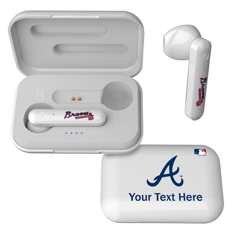 Atlanta Braves Personalized Insignia Wireless TWS Earbuds